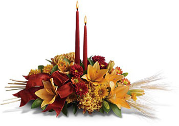 Graceful Glow Centerpiece from Arjuna Florist in Brockport, NY